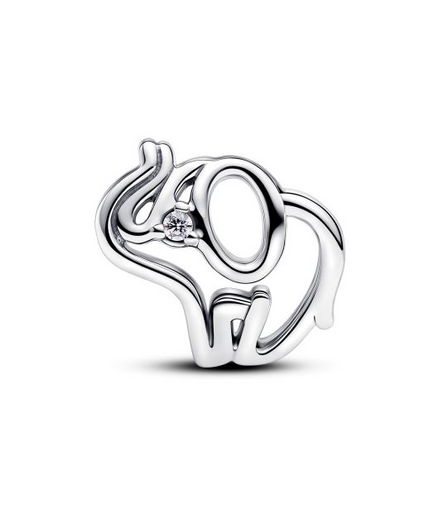 Pandora Moments Openwork Elephant Charm