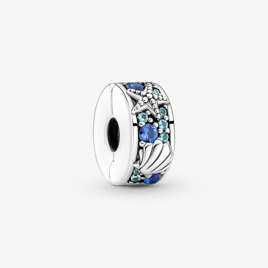 Pandora Moments Tropical Starfish & Shell Clip Charm