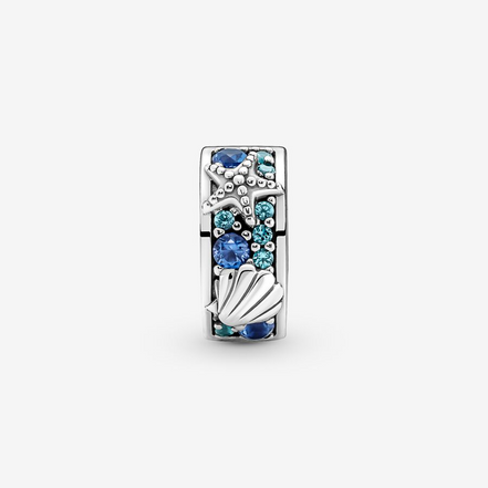 Pandora Moments Tropical Starfish & Shell Clip Charm
