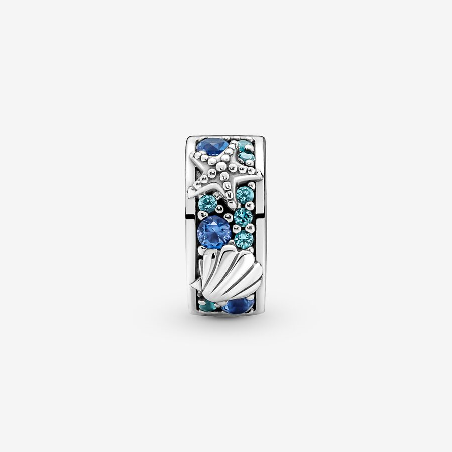Pandora Moments Tropical Starfish & Shell Clip Charm