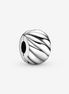 Pandora Moments Polished Feathered Clip Charm