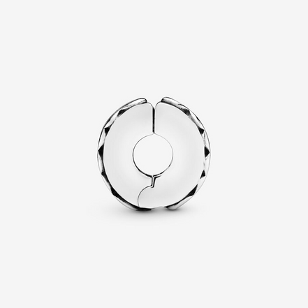 Pandora Moments Silver  Band of Hearts Clip Charm