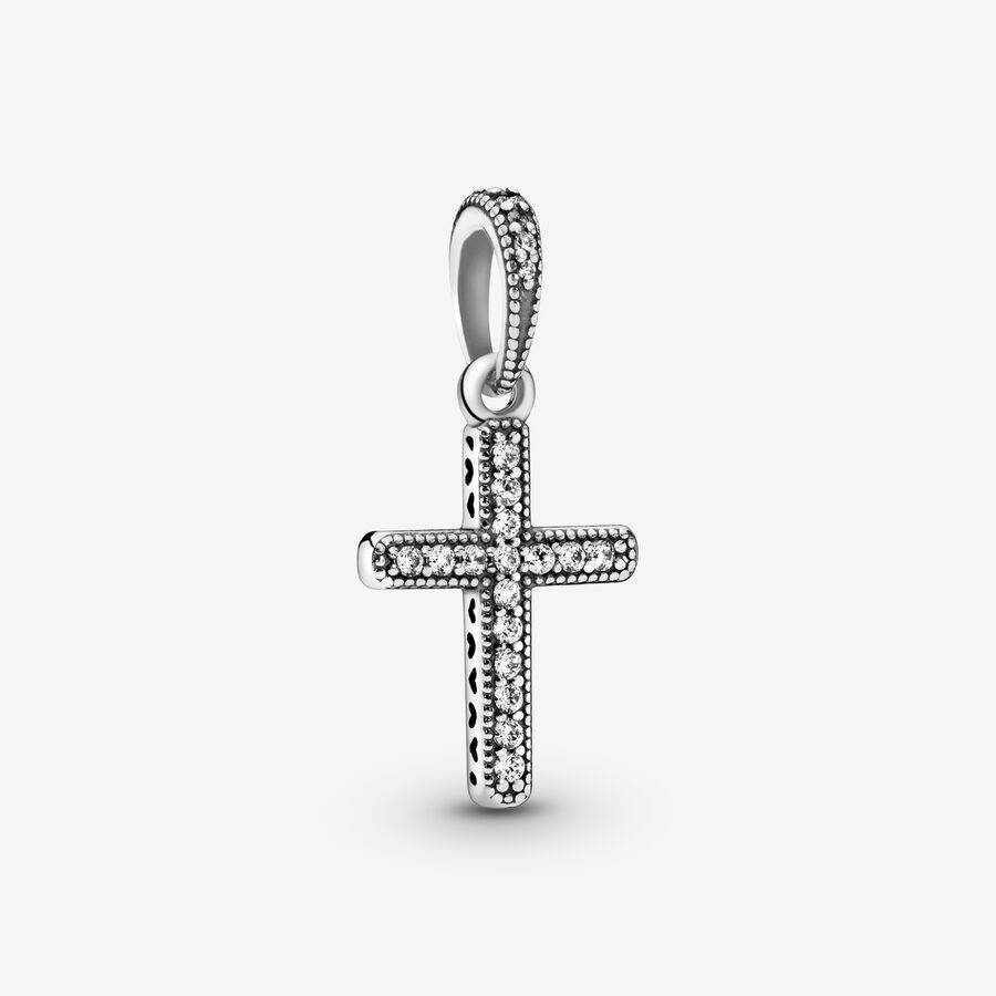 Pandora Moments Sparkling Cross Pendant Charm