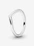 Pandora Timeless Silver Polished Wishbone Ring Size 7