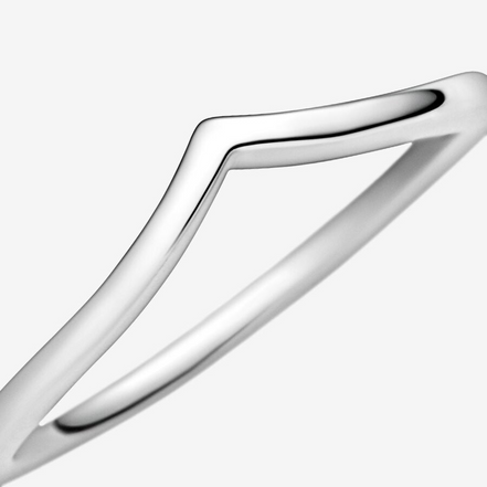 Pandora Timeless Polished Wishbone Ring Size 8.5