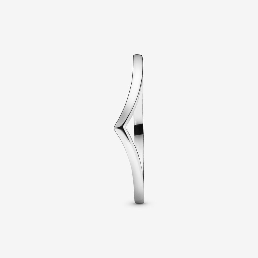 Pandora Timeless Polished Wishbone Ring Size 8.5