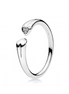 Pandora Open Two Hearts Ring Size 7