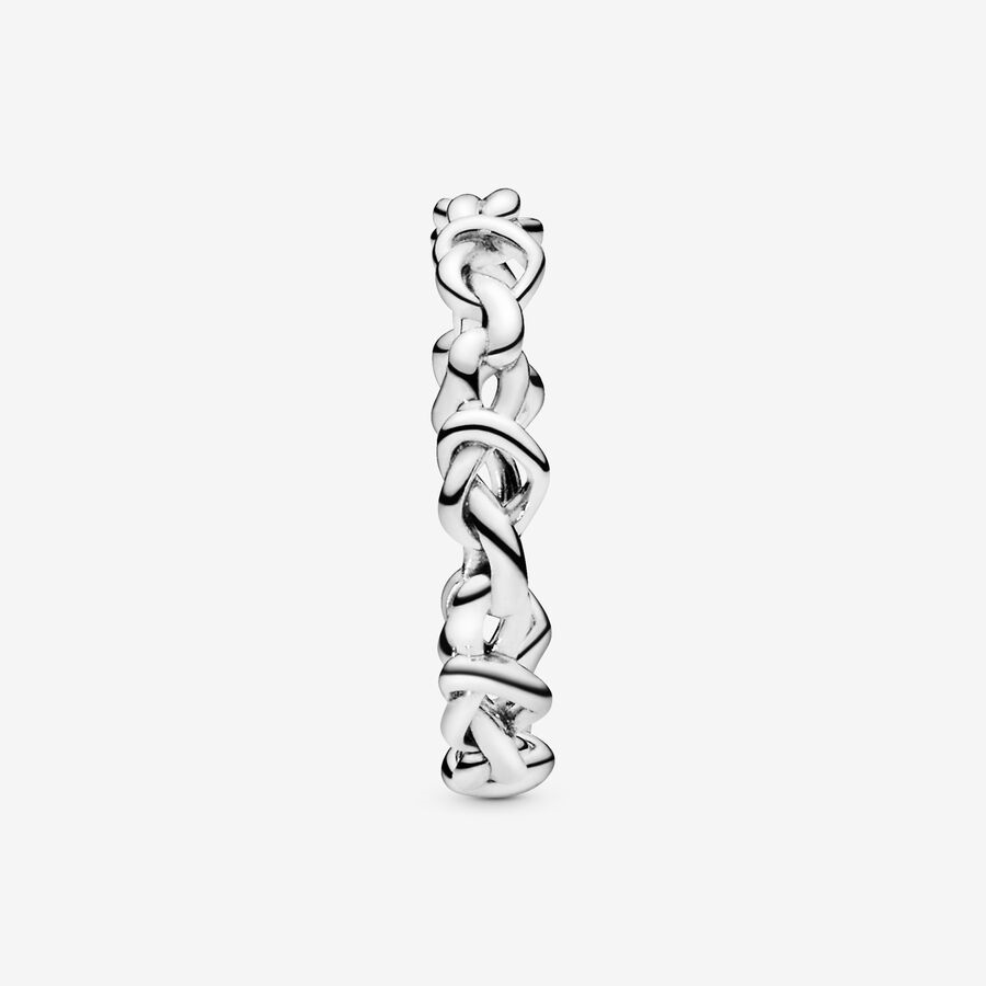 Pandora Moments Knotted Hearts Ring Size 6