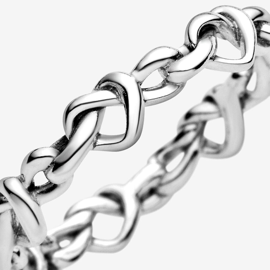 Pandora Moments Knotted Hearts Ring Size 6