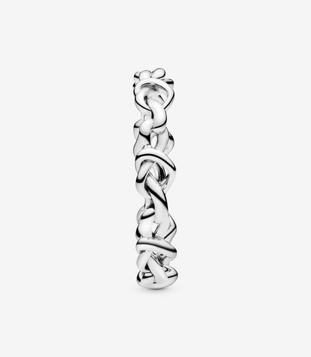 Pandora Moments Knotted Hearts Ring Size 7