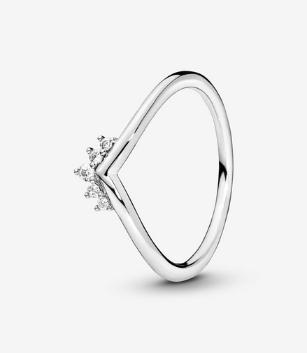 Pandora Moments Tiara Wishbone Ring Size 6