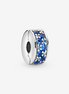Pandora Moments Blue Pavé Clip Charm