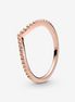 Pandora Timeless Beaded Wishbone Ring Size 5