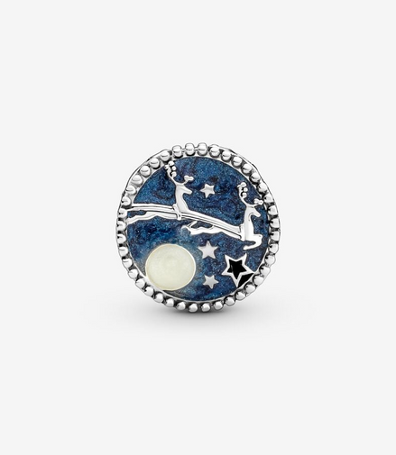 Pandora Moments Santa And the Reindeer Charm