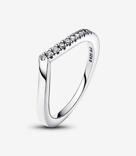 Pandora Timeless Wish Half Sparkling Ring Size 7