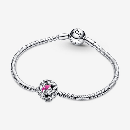 Pandora Moments Pansy Flower Friends Charm