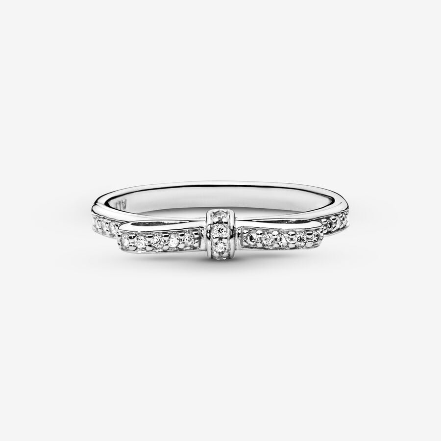Pandora Timeless Sparkling Classic Bow Ring Size 8.5