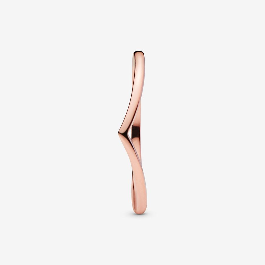 Pandora Timeless Polished Wishbone Ring Size 6