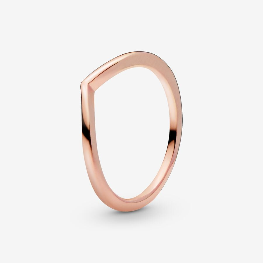 Pandora Timeless Polished Wishbone Ring Size 5