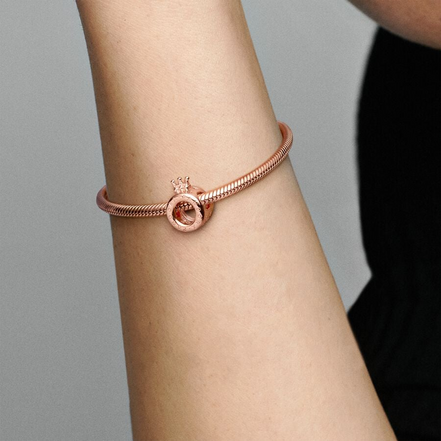 Pandora Moments Logo & Crown O Charm