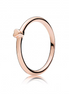Pandora Moments Rose Puzzle Heart Ring Size 7.5