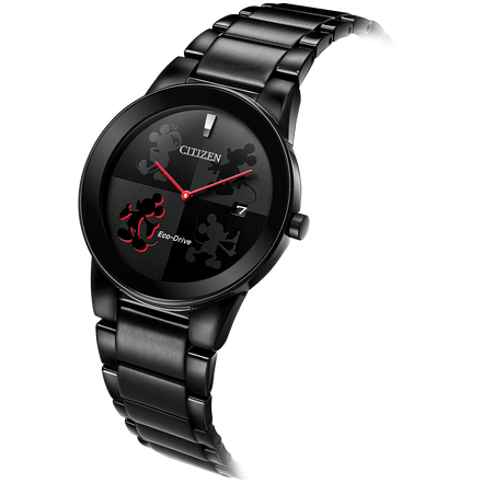 Citizen Mens Mickey Mouse Black Eco-Drive Bracelet Watch