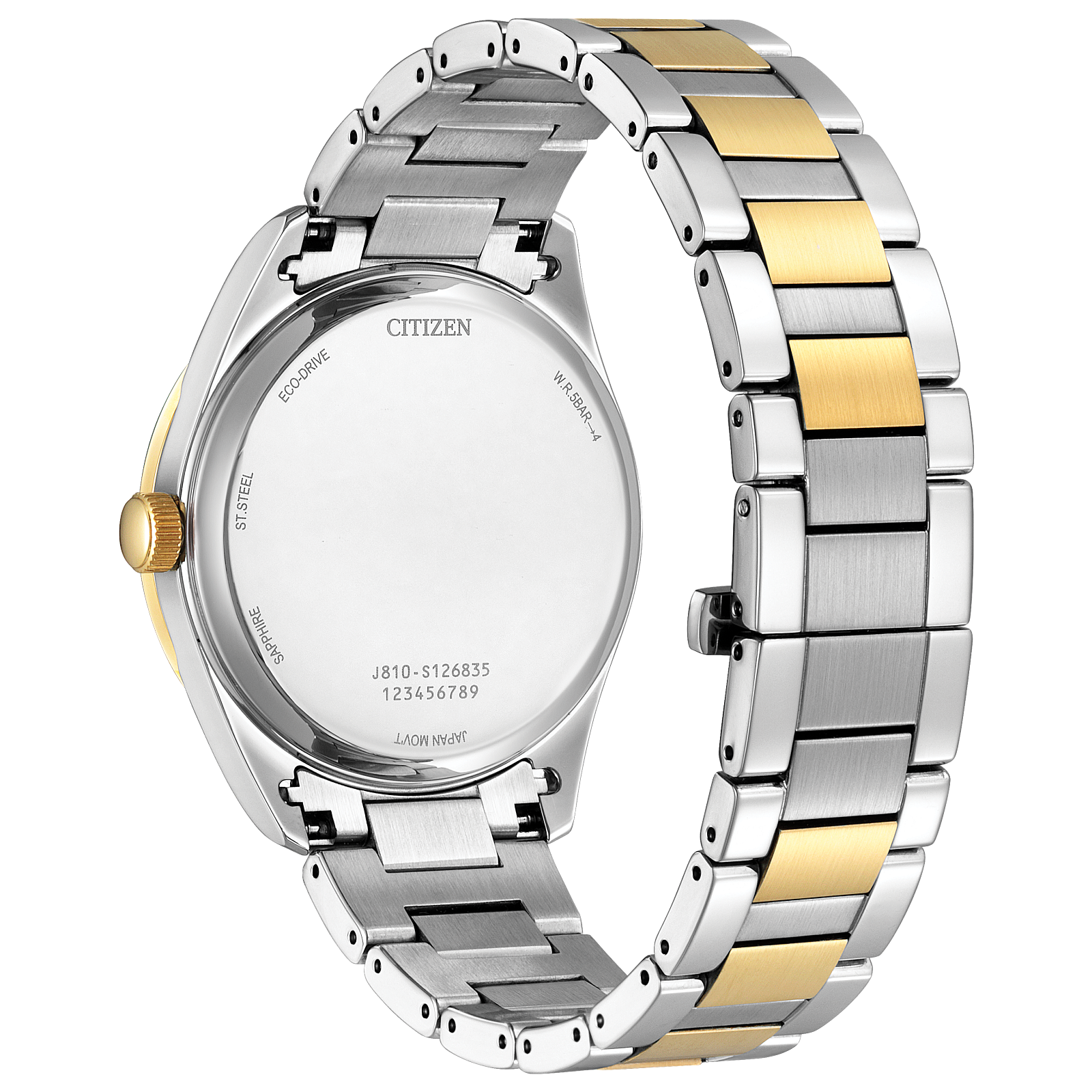 Citizen Men's  Eco-Drive Arezzo Two-Tone Bracelet Watch