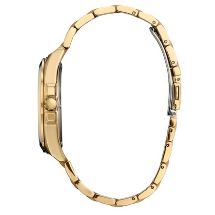 Citizen Eco-Drive Classic Peyten Champagne Dial Gold-Tone Watch