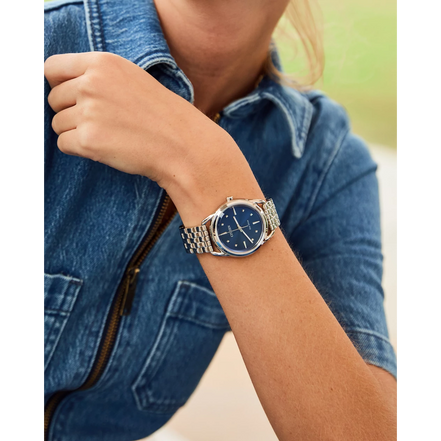 Citizen Ladies Eco-Drive Dress Classics Blue Dial  Stainless Steel Bracelet Watch
