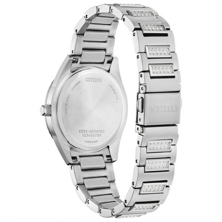 Citizen Ladies' Eco-Drive Silhouette Crystal Stainless Steel Bracelet Watch