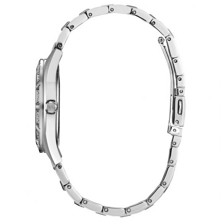 Citizen Ladies' Eco-Drive Silhouette Crystal Stainless Steel Bracelet Watch