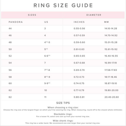 Pandora Timeless Sparkling Band Ring Size 7.5