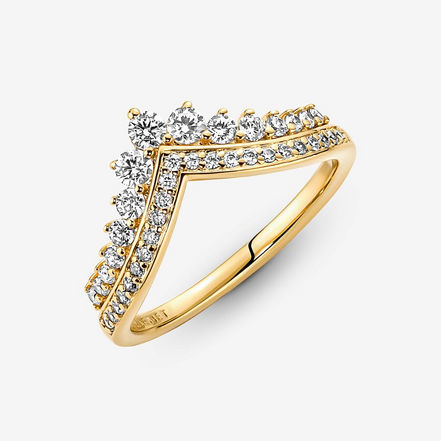 Pandora Timeless Wish Tiara Ring Size 5