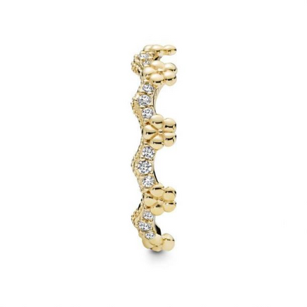 Pandora Shine Flower Crown Ring Size 6