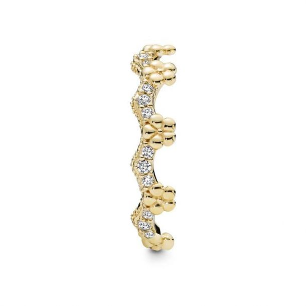 Pandora Shine Flower Crown Ring Size 6