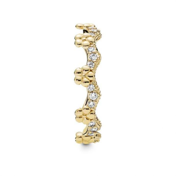 Pandora Shine Flower Crown Ring Size 6