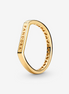 Pandora Signature Logo Bar Stacking Ring Size 6
