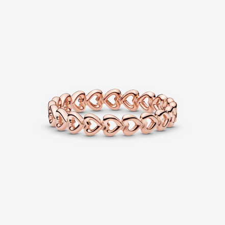 Pandora Moments Linked Love Ring Size 5