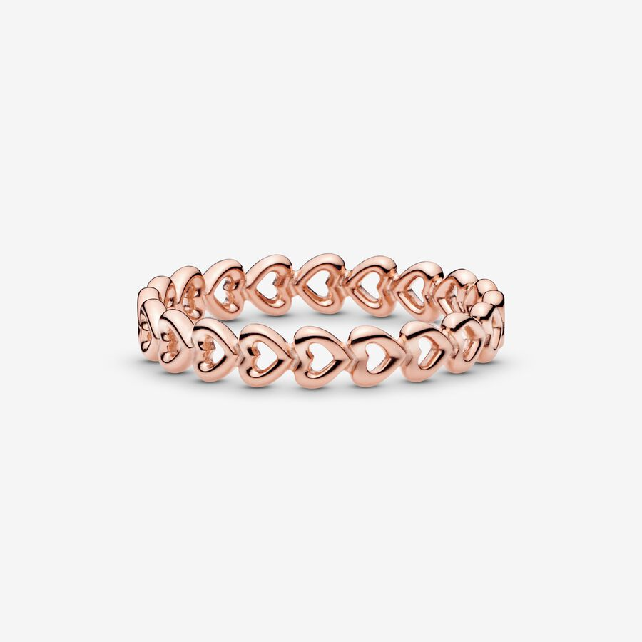 Pandora Moments Linked Love Ring Size 5
