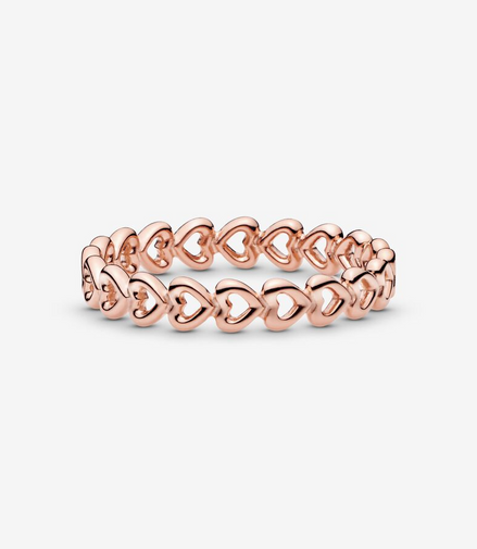 Pandora Moments Linked Love Ring Size 5