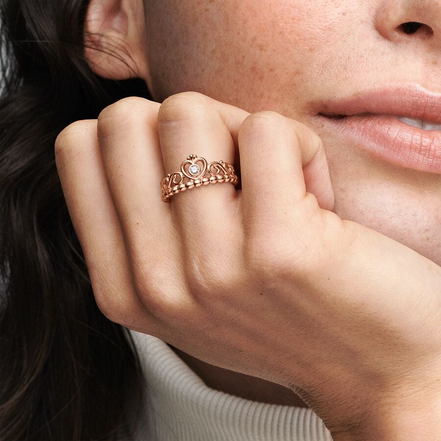Pandora Timeless "My Princess"  Tiara Ring Size 7