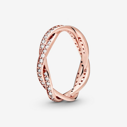 Pandora Timeless Twist of Fate Ring Size 7.5