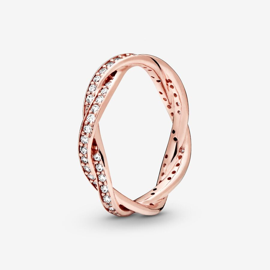 Pandora Timeless Twist of Fate Ring Size 7.5