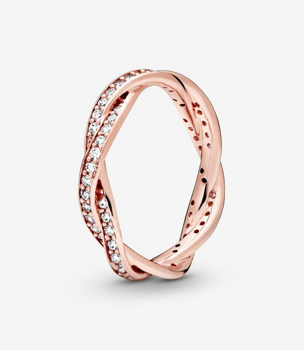Pandora Timeless Twist of Fate Ring Size 7.5