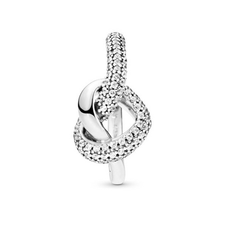 Pandora Moments Knotted Heart Ring Size 5
