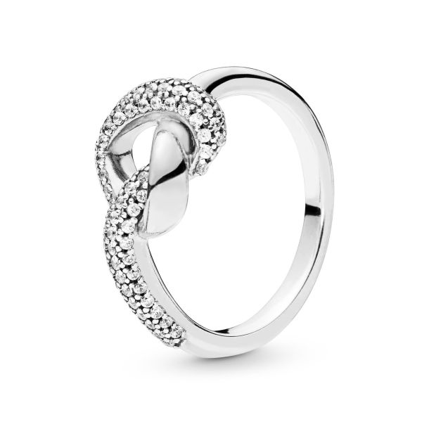Pandora Moments Knotted Heart Ring Size 5