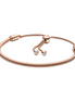 Pandora Moments Rose Snake Chain Slider Bracelet Size 2