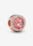 Pandora Moments Blush Pink Radiant Hearts Charm