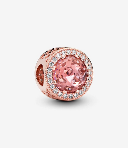 Pandora Moments Blush Pink Radiant Hearts Charm