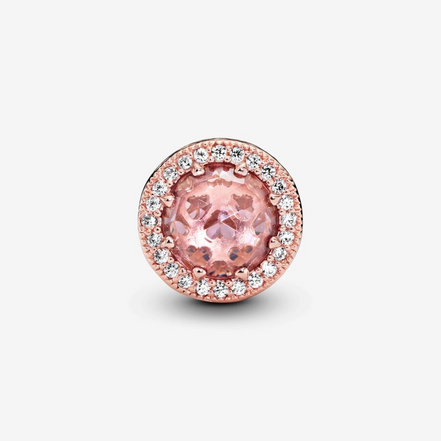 Pandora Moments Blush Pink Radiant Hearts Charm
